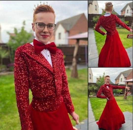 Boy, 16, divides the internet with billowing ballgown, some say he’s ‘stunning’ others say ‘vile’