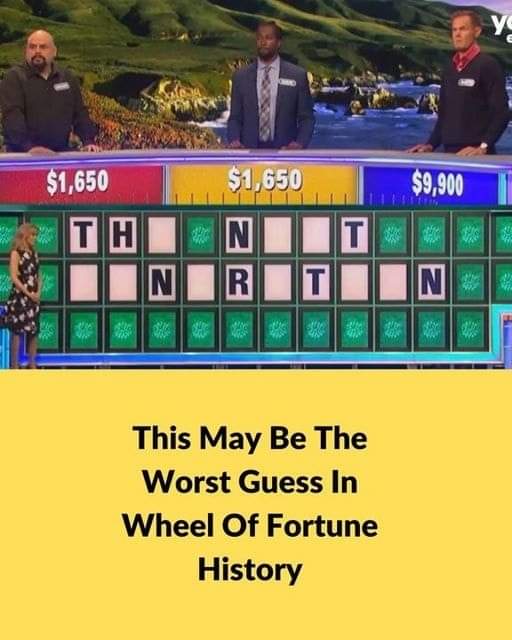 This is Probably The Worst Guess in Wheel of Fortune History