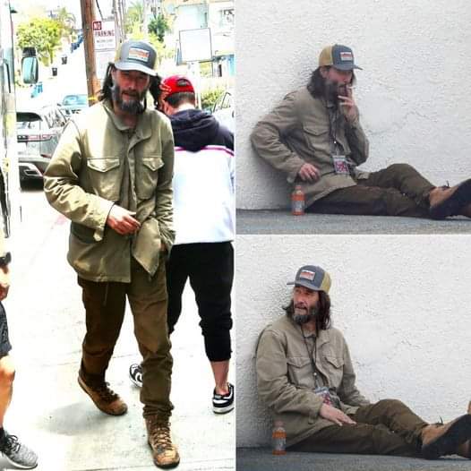 This is not a homeless person but a man who has hundreds of millions of dollars!