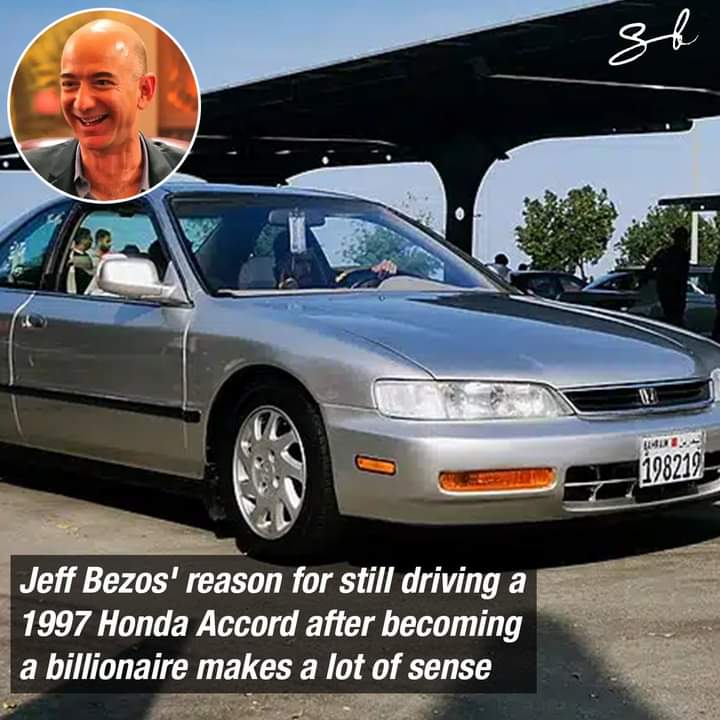 Jeff Bezos’ reason for still driving a 1997 Honda Accord after becoming a billionaire makes a lot of sense