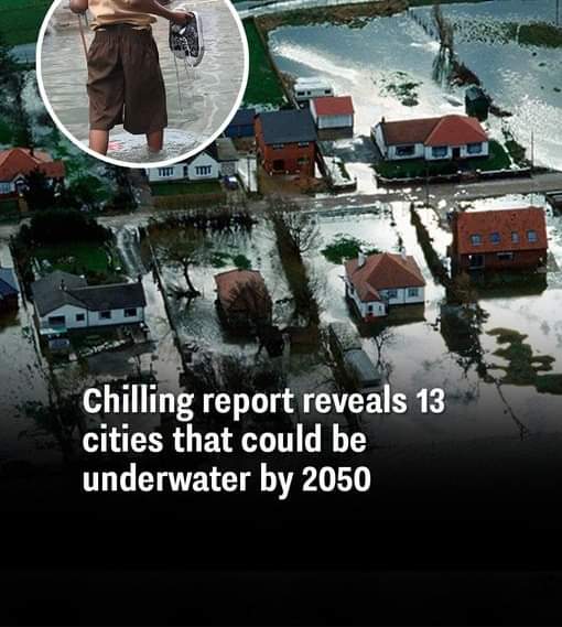 Chilling report reveals 13 cities that could be underwater by 2050