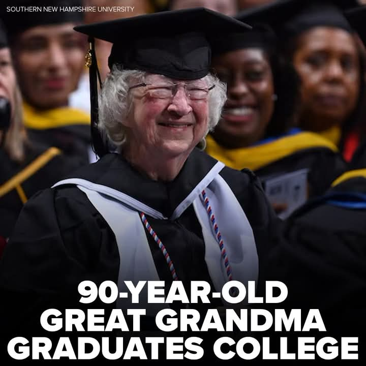 Great-grandma of 15 graduates college at 90: ‘It’s like being in a dream’