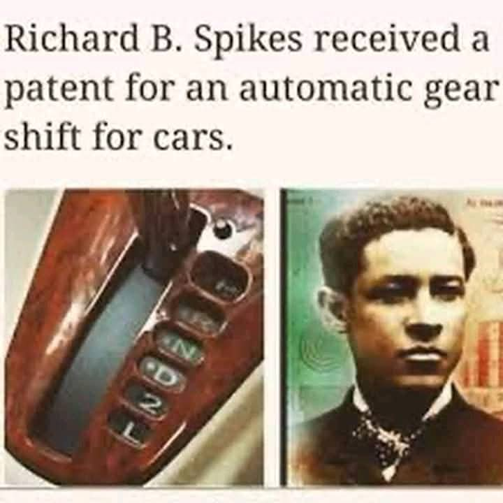 In 1932, Richard B. Spikes received a patent for an automatic car gear shift. Big companies welcomed his inventions.