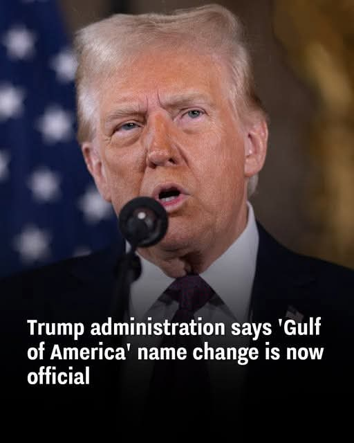 The Gulf of Mexico has officially been renamed.